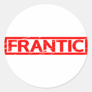 Frantic Stamp Classic Round Sticker
