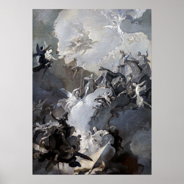 Franz Anton Maulbertsch The Glorification Poster (Front)