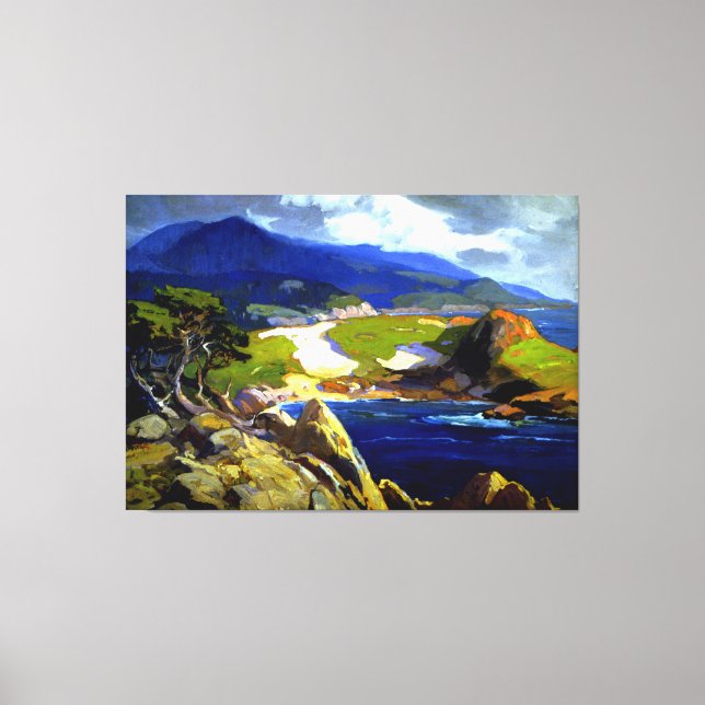 Franz Bischoff - Cypress Green Canvas Print (Front)