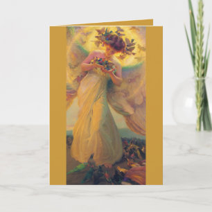 Franz Dvorak Angel of Birds CC0429 Birthday Card