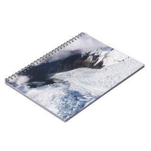Franz Josef Glacier Aerial View, New Zealand Notebook