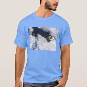 Franz Josef Glacier Aerial View, New Zealand T-Shirt