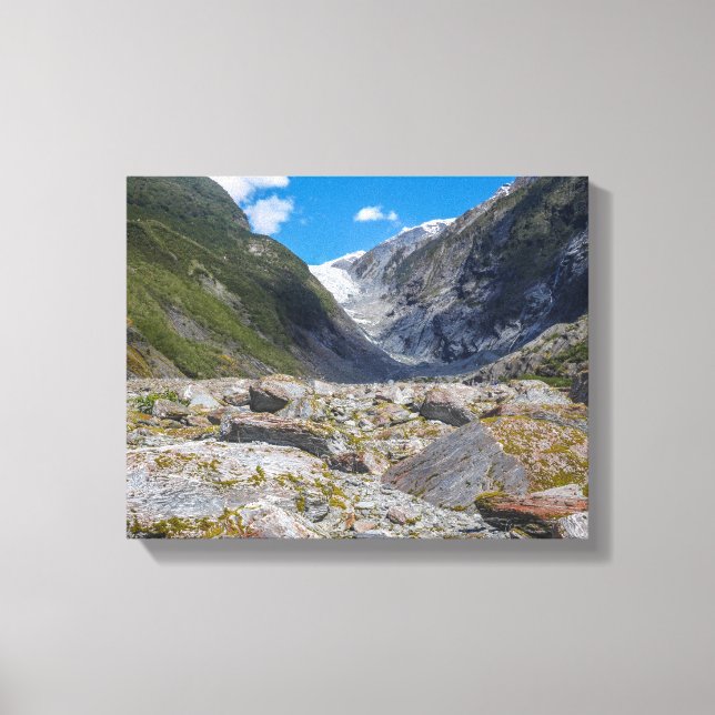Franz Josef Glacier, New Zealand Canvas Print (Front)