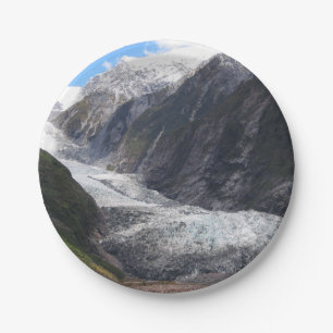 Franz Josef Glacier, New Zealand Paper Plate