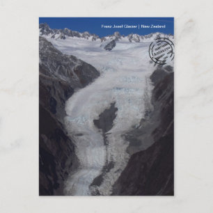 Franz Josef Gletscher (Neuseeland) Postkarte Postcard