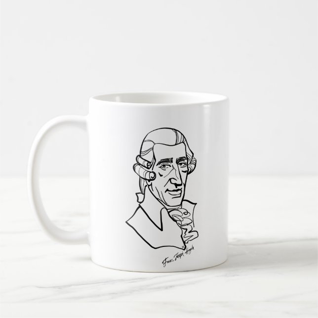 Franz Joseph Haydn Coffee Mug (Left)