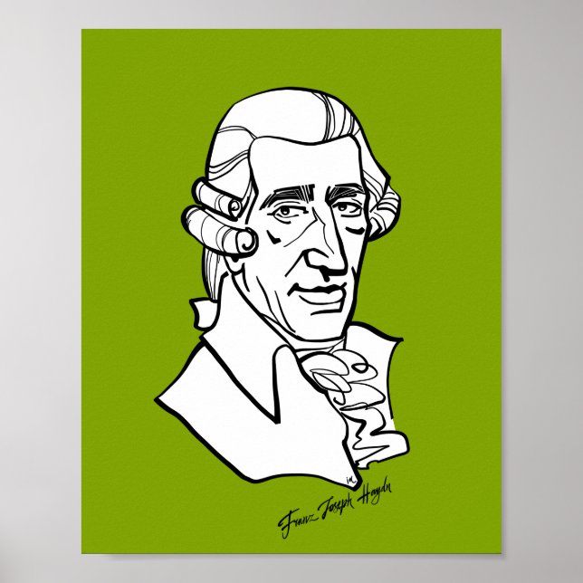 Franz Joseph Haydn Poster (Front)