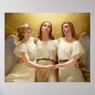 Franz Kadik - Three Angels - 1822 - Painting Poster