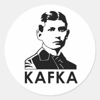 Franz Kafka Classic Round Sticker
