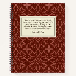 Franz Kafka Quote Writer's  Notebook