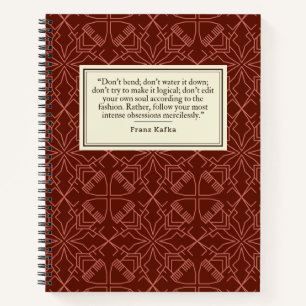 Franz Kafka Quote Writer's Notebook