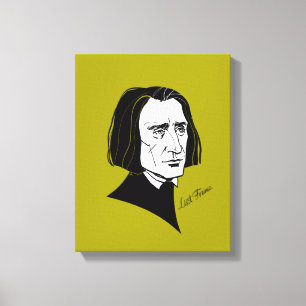 Franz Liszt Canvas Print
