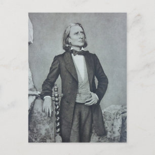 franz liszt postcard