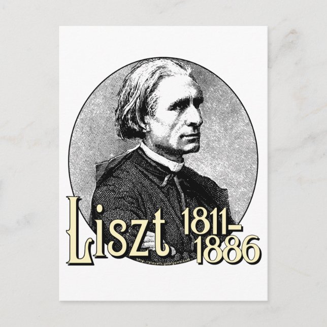 Franz Liszt Postcard (Front)