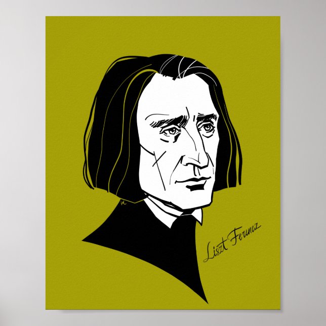 Franz Liszt Poster (Front)