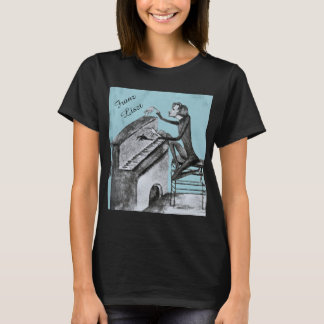 Franz Liszt Unique Sketch by Maurice Sand 1837 T-Shirt