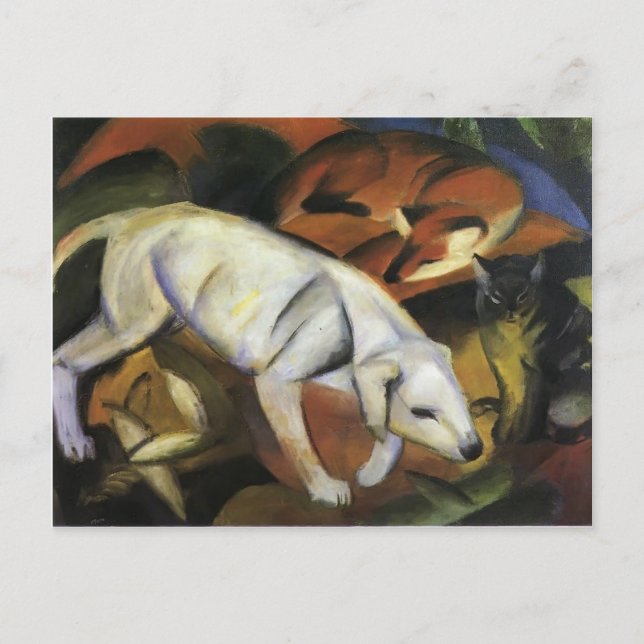 Franz Marc- A Dog Postcard (Front)