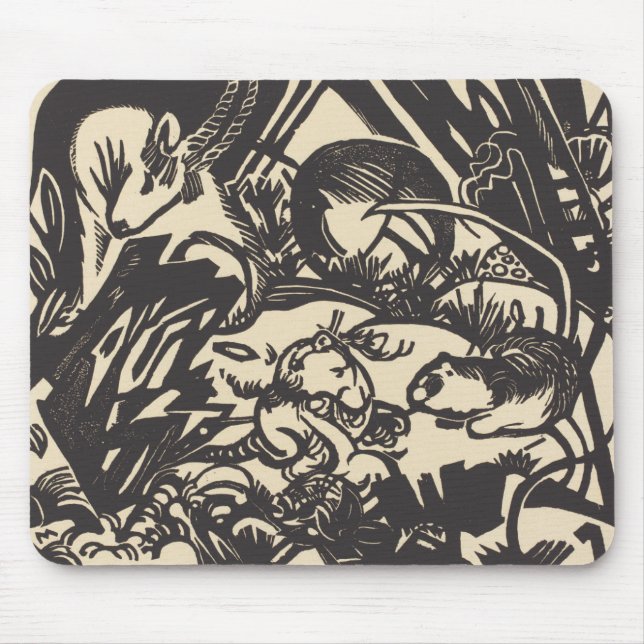 Franz Marc | Animal Legend Tierlegende Mouse Pad (Front)