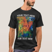 Franz Marc Animals in a Landscape Black T-Shirt