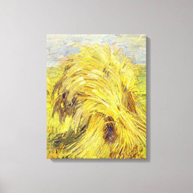 Franz Marc artwork, Sheaf of Grain, Canvas Print (Front)