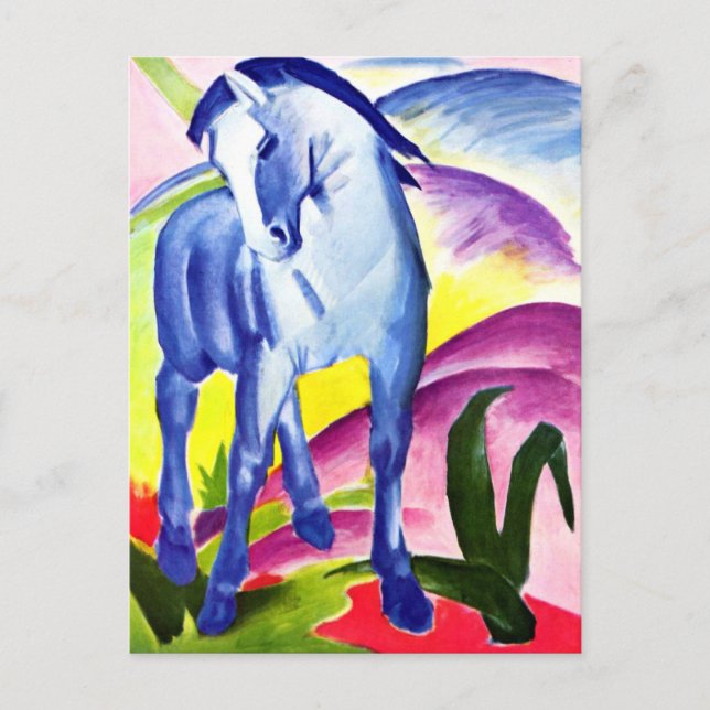 Franz Marc - Blue Horse I Postcard (Front)