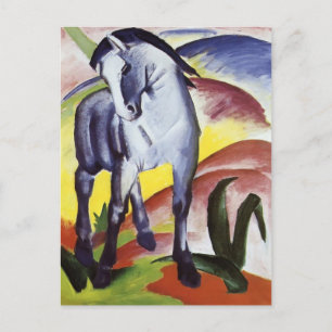 Franz Marc- Blue Horse I Postcard