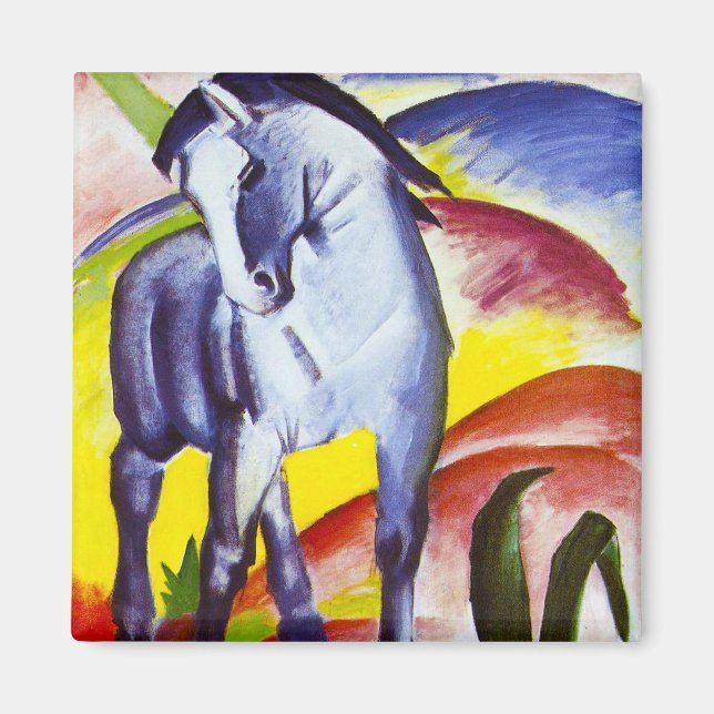 Franz Marc Blue Horse Magnet (Front)