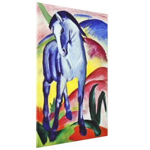 Franz Marc Blue Horse Vintage Fine Art Painting Canvas Print