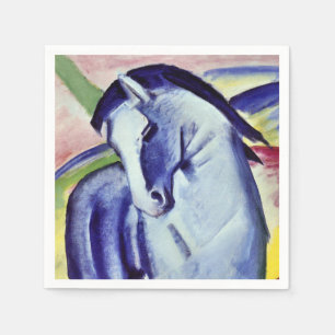 Franz Marc Blue Horse Vintage Fine Art Painting Napkin