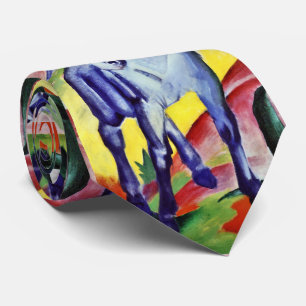 Franz Marc Blue Horse Vintage Fine Art Painting Tie