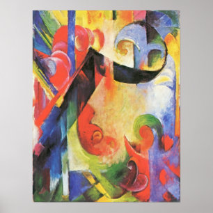 Franz Marc - Broken Forms Poster