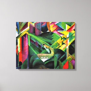 Franz Marc - Deer in a Monastery Garden Canvas Print
