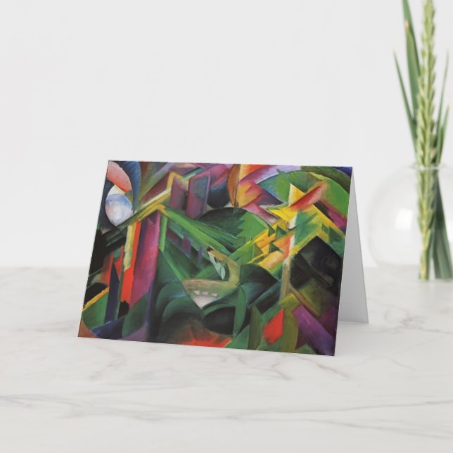 Franz Marc- Deer in a Monastery Garden Card (Front)