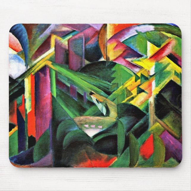 Franz Marc - Deer in a Monastery Garden Mouse Pad (Front)