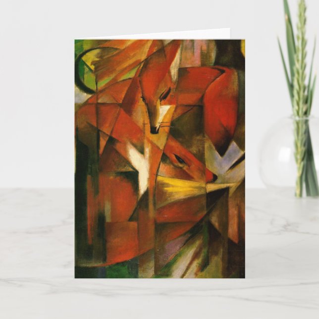 Franz Marc - Foxes Card (Front)