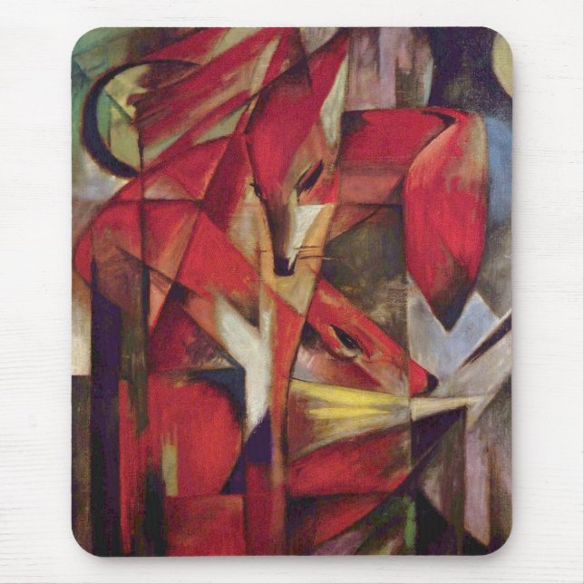 Franz Marc - Foxes Mouse Pad (Front)