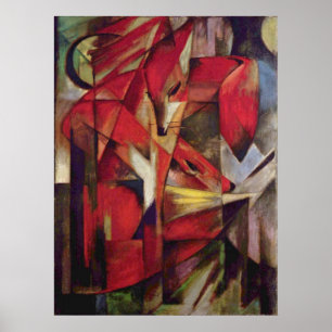 Franz Marc - Foxes Poster