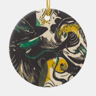 Franz Marc Genesis II Schopfungsgeschichte II Ceramic Tree Decoration
