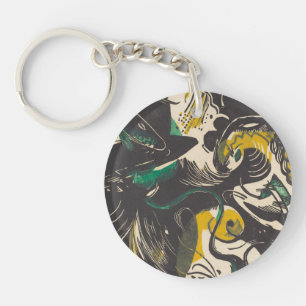 Franz Marc Genesis II Schopfungsgeschichte II Key Ring