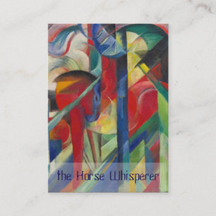 Franz Marc-Horse Whisperer Business Card