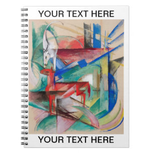 Franz Marc Landscape with Animals Personalized Notebook
