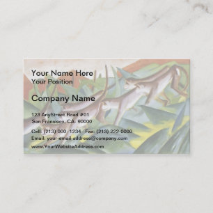 Franz Marc- Monkey Frieze Business Card