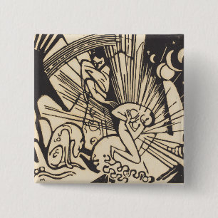 Franz Marc Reconciliation Versoehnung 15 Cm Square Badge