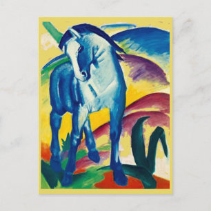 Franz Marc, The Blue Horse, Art Post Card