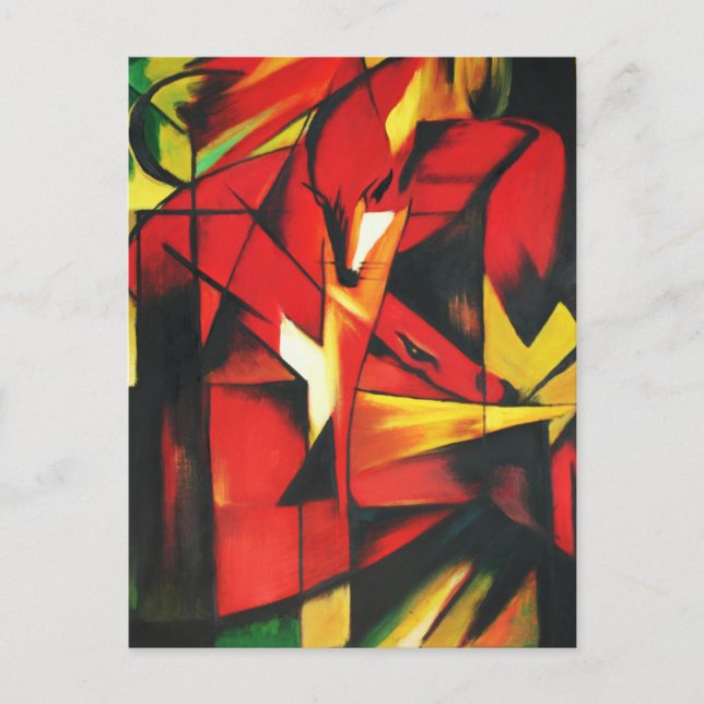 Franz Marc The Fox Postcard (Front)