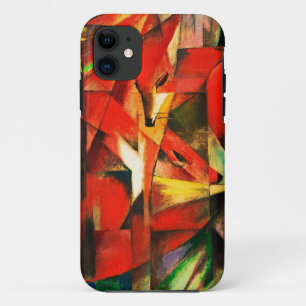 Franz Marc The Foxes Red Fox Modern Art Painting iPhone 11 Case
