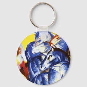 Franz Marc The Tower of Blue Horses Key Chain