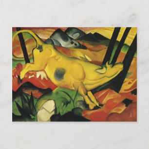 Franz Marc- The Yellow Cow Postcard