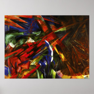 Franz Marc Tierschicksale Poster