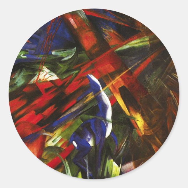 Franz Marc Tierschicksale Stickers (Front)